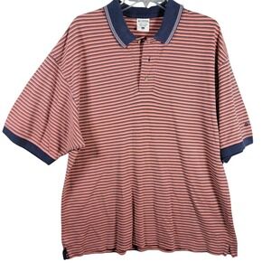 Columbia Sportswear Mens Striped Polo Shirt Short Sleeve Golf Casual Size‎ Large